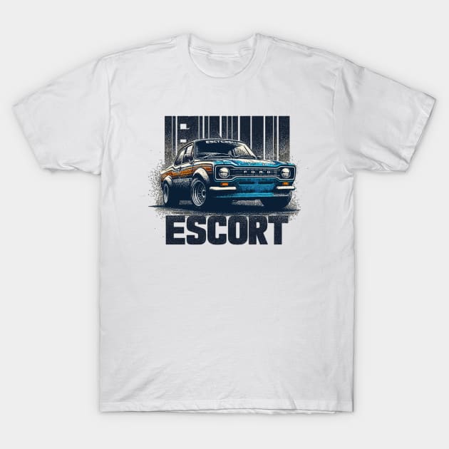 Ford Escort T-Shirt by Vehicles-Art